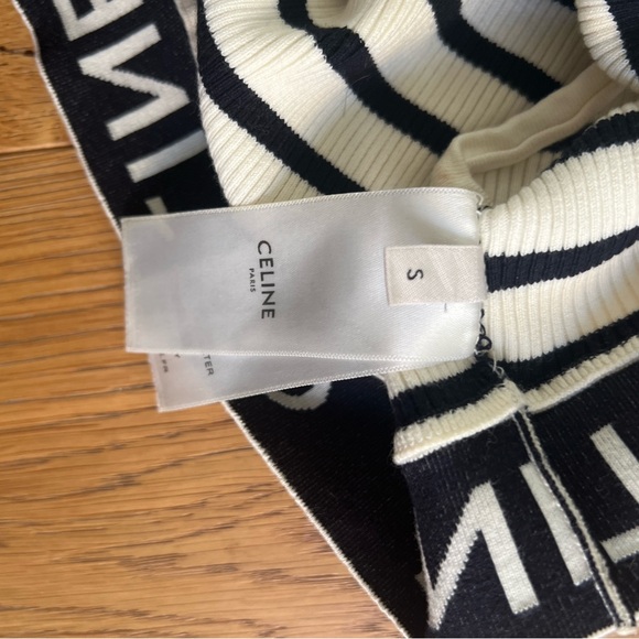 Celine Athletic Knit Cropped Top - Picture 3 of 5